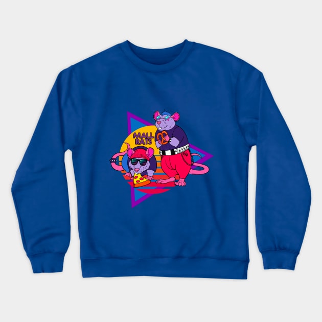 Mall Rats Crewneck Sweatshirt by ZackLoupArt